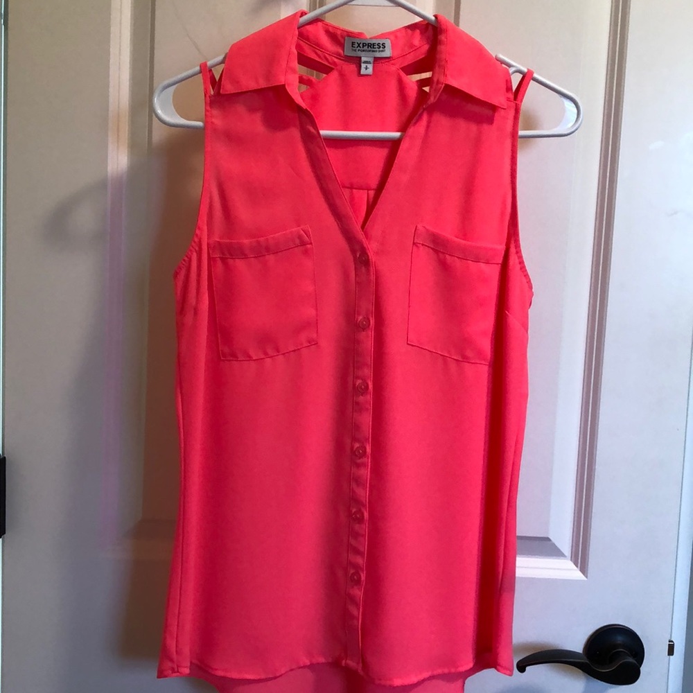 Hot pink Express tank. Soo cute